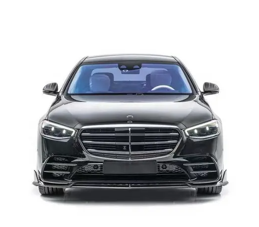 Карбоновая губа переднего бампера для Mercedes Benz W223 S class - фото 1 - id-p106525467