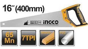 Ножовка по дереву INGCO 400мм 7TPI HHAS08400