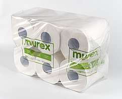 Полотенце бумажное рулонное центральной вытяжки MUREX, 6 рулонов по 80 метров