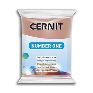 Полимерная глина CERNIT Number One, 56гр, цвет серо-коричневый - фото 1 - id-p104473701