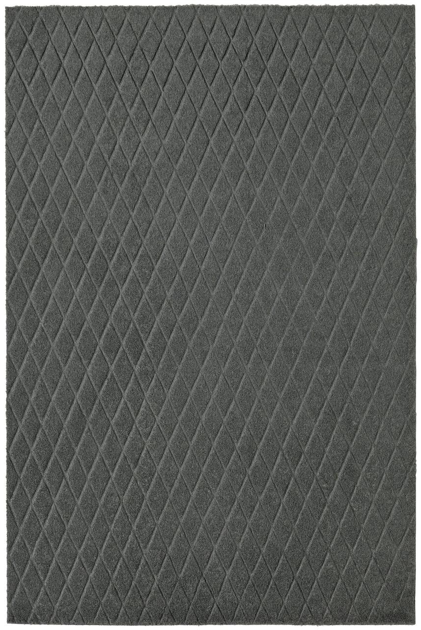 Придверный коврик ОСТЕРИЛЬД 60x90 см темно-серый ИКЕА, IKEA