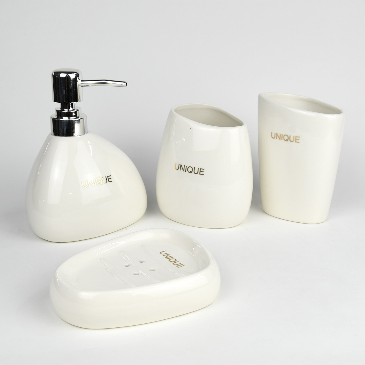 Керамический набор аксессуаров для ванной комнаты HZ003W
