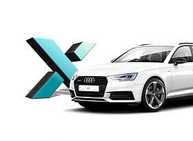 Стекло фары AUDI A4 5 поколения B9 2015-2020 г.в.