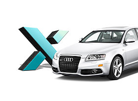 Стекло фары AUDI A6 3 поколения в кузове C6