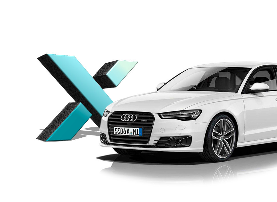 Стекло фары AUDI A6 4 поколения C7 рестайлин