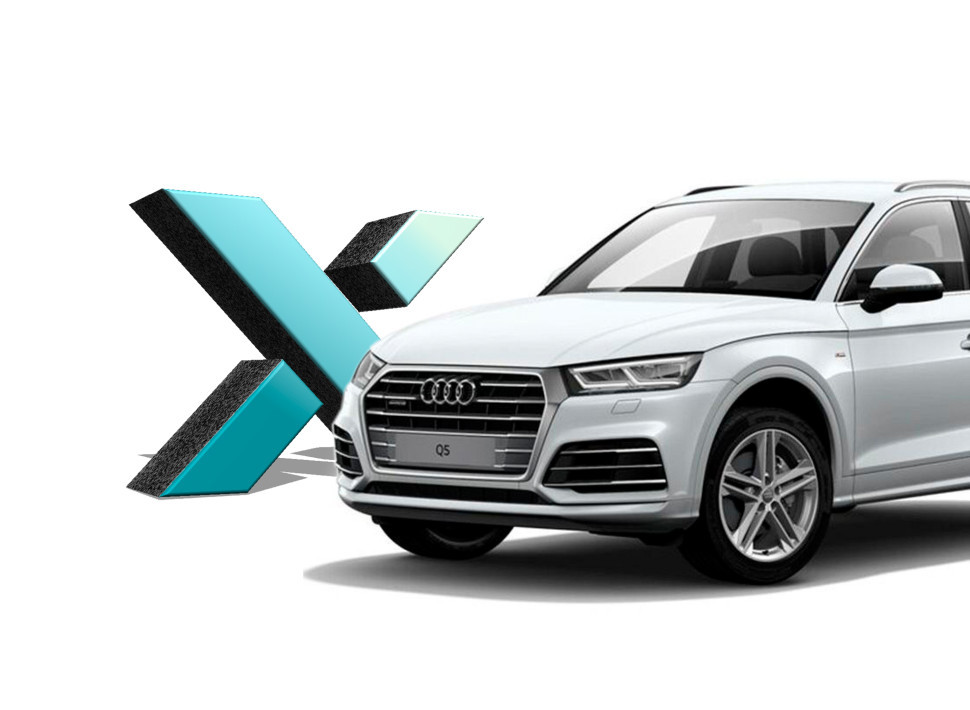 Стекло фары AUDI Q5 2 поколения в кузове FY
