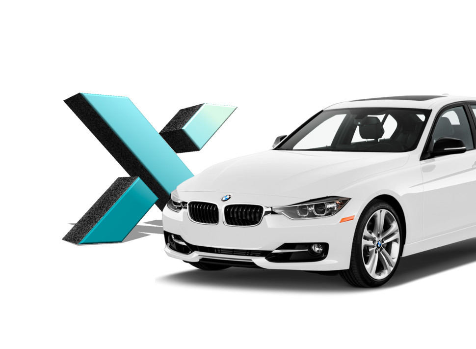 Стекло фары BMW 3 серии в кузове F30/F31/F35 рестайлинг c LED фарами