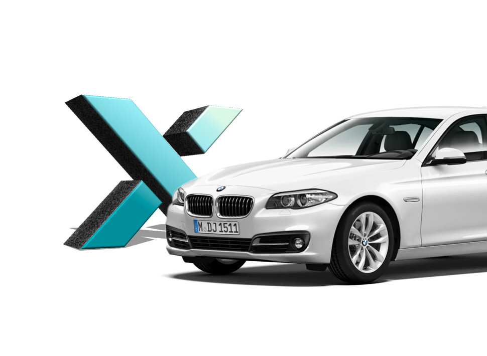 Стекло фары BMW 5 серии в кузове F10 (F11) 2009-2017 г.в., фото 1