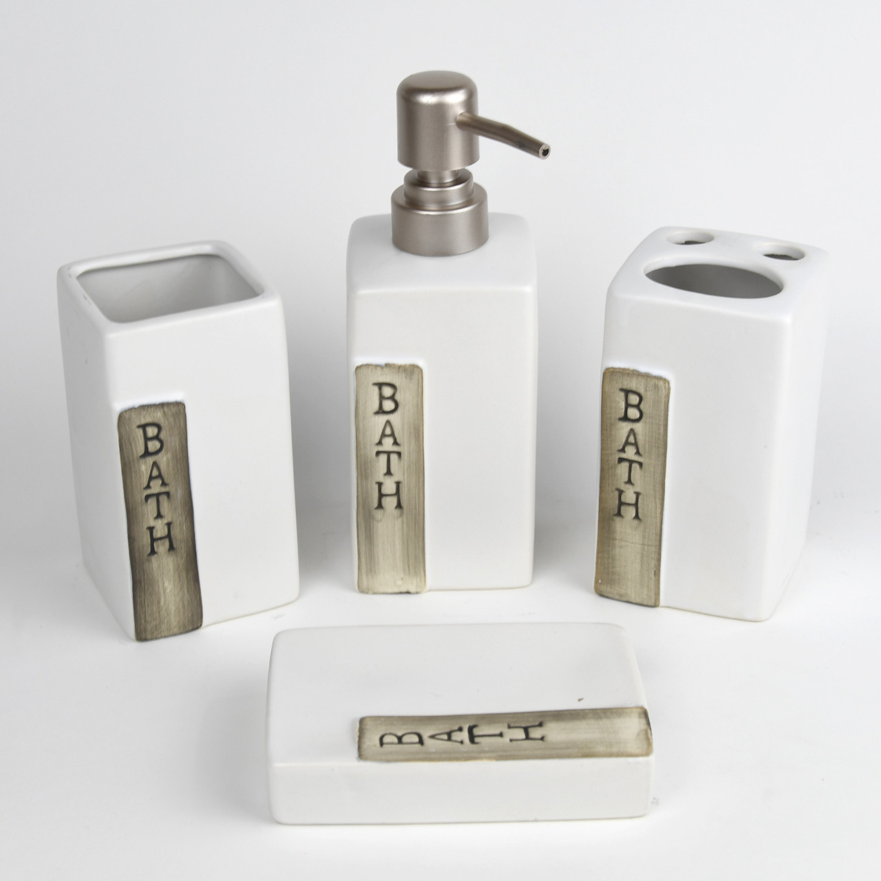 Керамический набор аксессуаров для ванной комнаты HZ008W