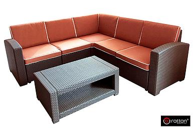 B:Rattan Комплект мебели Rattan Premium Corner, венге