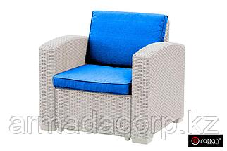Комплект мебели Rattan Premium 4, СЕРЫЙ, фото 4