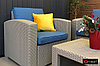 Комплект мебели Rattan Premium 4, СЕРЫЙ, фото 10
