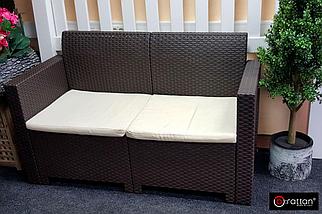 Bica, Италия Комплект мебели NEBRASKA SOFA 2 (2х местный диван), венге, фото 2
