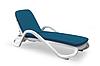 Шезлонг Nardi Eden с подлокотниками, белый, фото 7