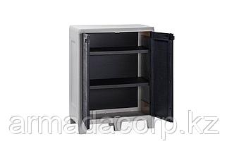 Toomax, Италия Уличная тумба TOOMAX 2х дверная глубокая WOODY'S XL (2 полки), антрацит, фото 4