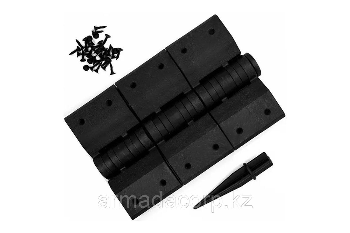 Holzhof, Чехия-Россия Шарнир для клумбы Holzhof 30*225мм, пластик черный