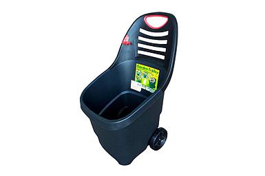 D.F. Omer Тележка садовая Garden Trolley 65л, черн.+красн.