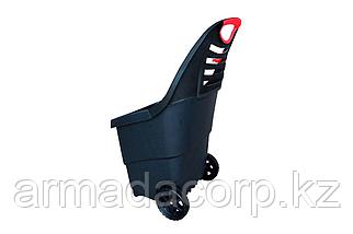 D.F. Omer Тележка садовая Garden Trolley 65л, черн.+красн., фото 5