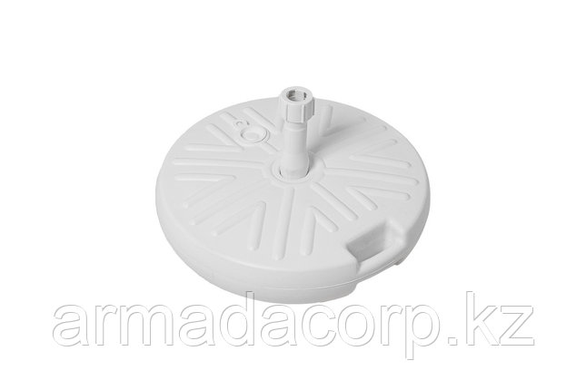 Подставка под зонт пластиковая (круглая) белая d490мм, фото 1