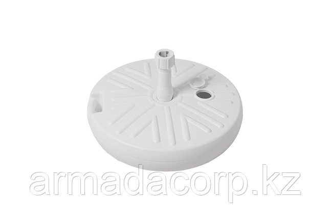 Подставка под зонт пластиковая (круглая) белая d490мм, фото 2