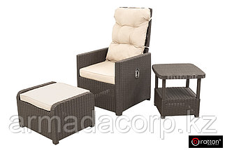 Комплект уличной мебели MANCHESTER OTTO SET 2, цвет венге, фото 3