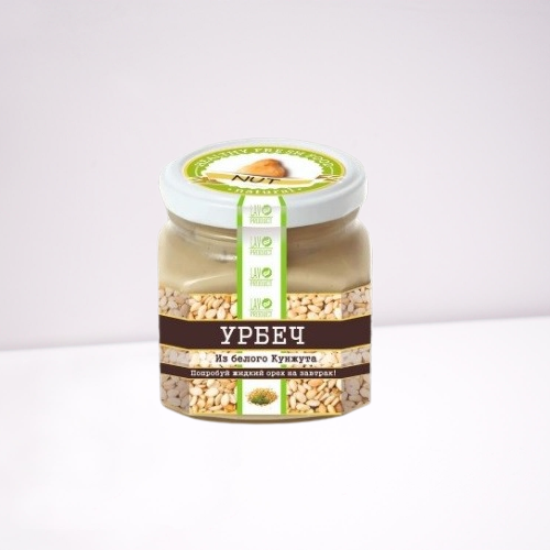 Урбеч из семян белого кунжута от LAV product 250 г. Оборотная тара.