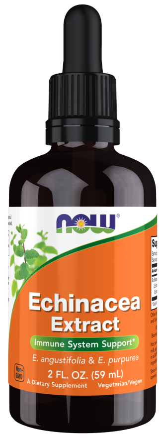 Echinacea Extract, 59 ml, NOW - фото 1 - id-p106034956