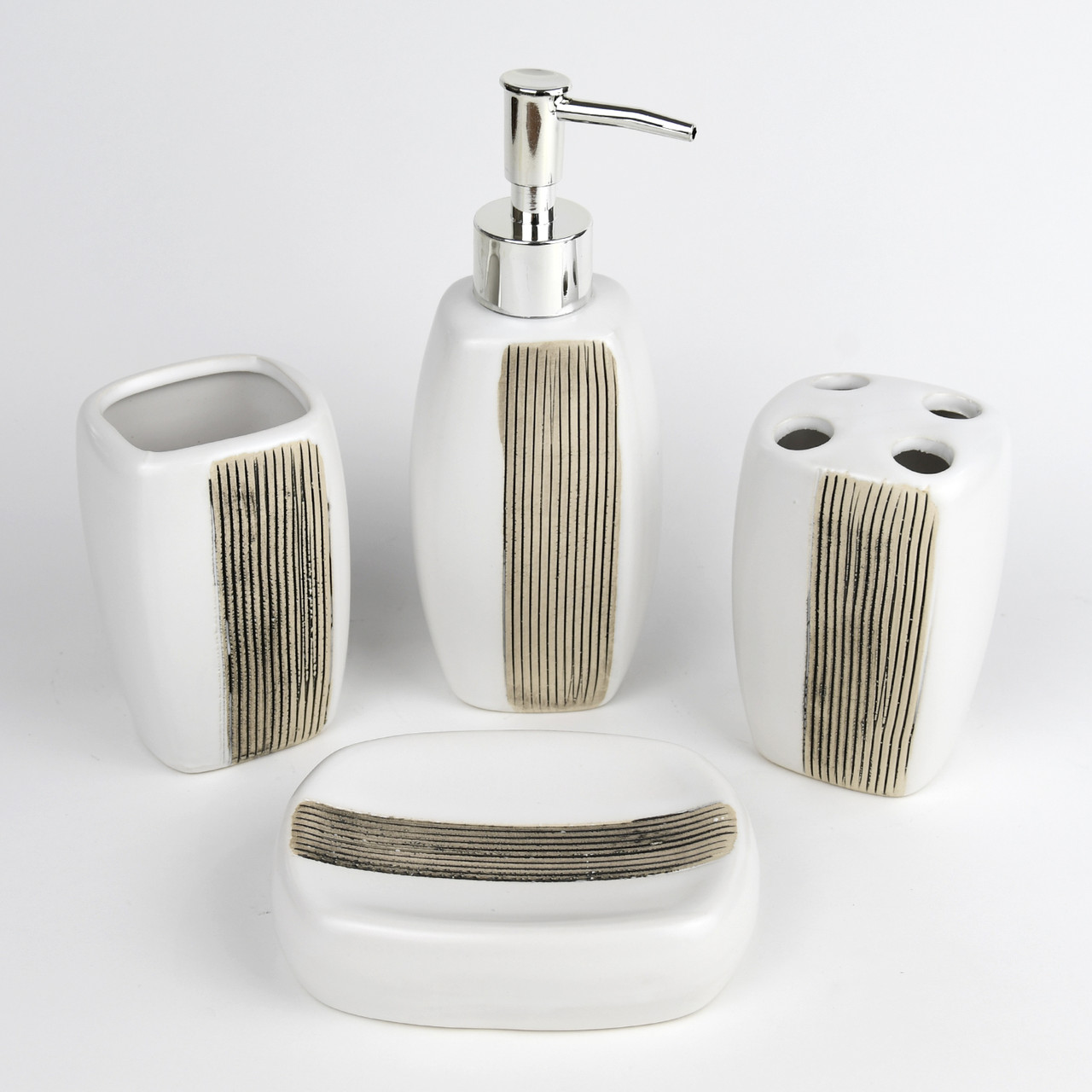 Керамический набор аксессуаров для ванной комнаты JY010W