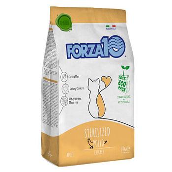 Forza10 Maintenance STERILISED POLLO для стерилизованных кошек с курицей, 1кг.
