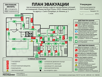 ПЛАНЫ ЭВАКУАЦИИ