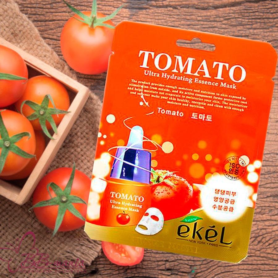 Ekel Тканевая Маска Ultra Hydrating Essence Tomato Mask 25Ml 1 Шт - фото 1 - id-p106529623