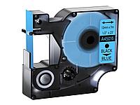 Картридж для Dymo S0720560/45016 типа D1, черный текст на синем фоне, 12ммх7м