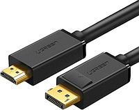 Кабель Ugreen DP101 DP Male To HDMI Male Cable 1M