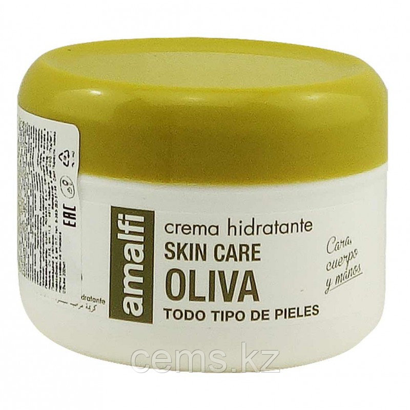 AMALFI крем увлажняющий Оливковый для лица, тела и рук, для всех типов кожи 200мл