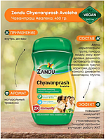 Чаванпраш Авалеха Занду / Chyawanprash Avaleha Zandu 450 гр - омоложение организма