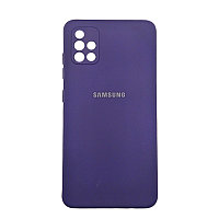 Чехол на Samsung A51 Fashion Case гель Тёмно-Синий