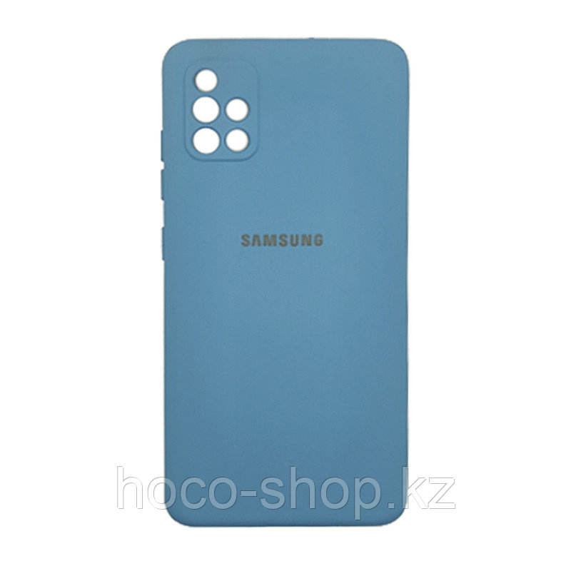 Чехол на Samsung A51 Fashion Case гель Голубой