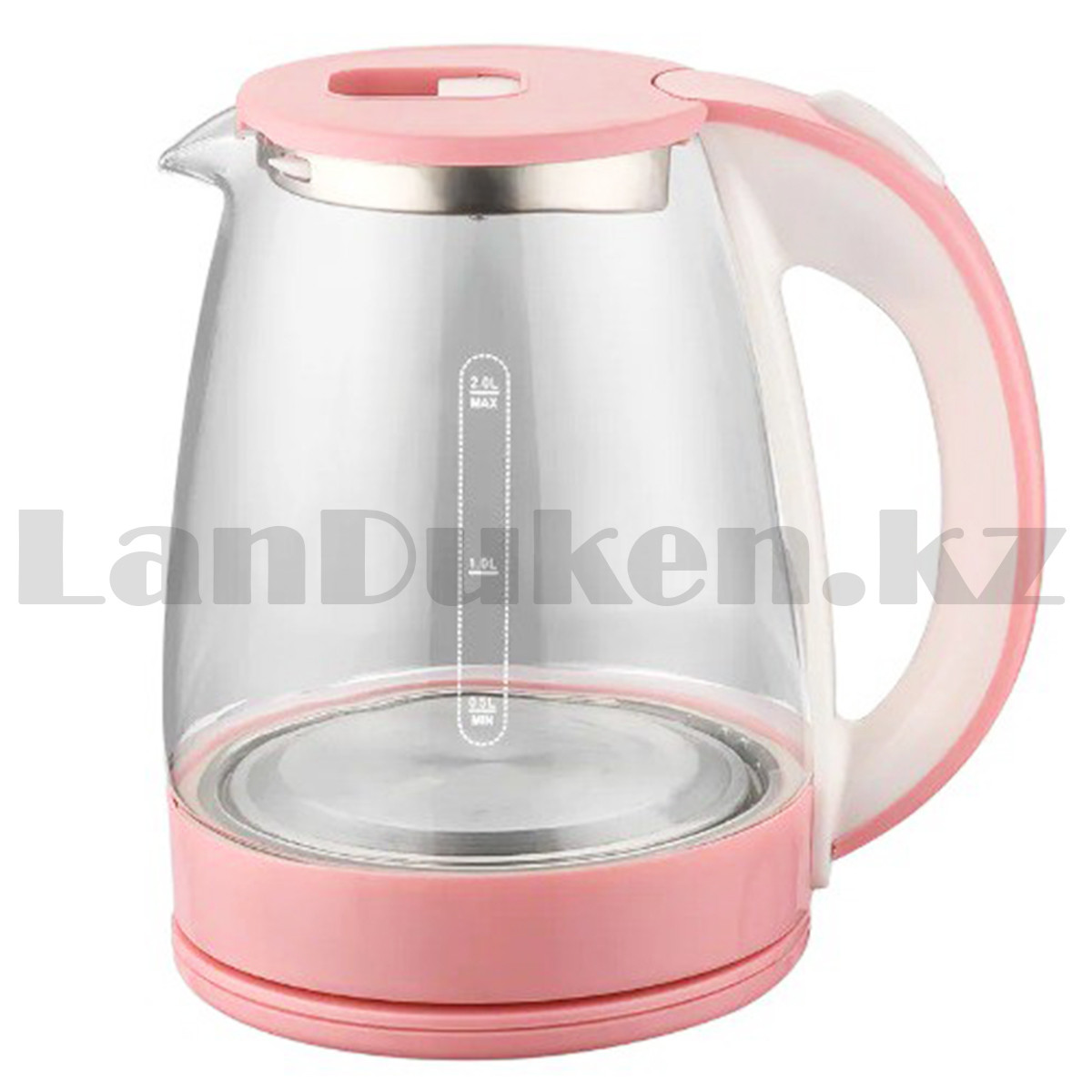 Электрический чайник термостойкий Bosch 2 л BS-993 розовый - фото 2 - id-p106531875