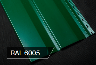 Металлосайдинг Корабельная доска RAL 6005 зеленый - фото 1 - id-p106532201