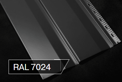 Металлосайдинг Корабельная доска RAL 7024 темно - серый - фото 1 - id-p106532230