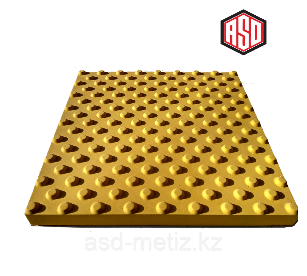 Тактильная плитка с конусообразными рифами из бетона 500*500*50 мм - фото 1 - id-p106533430