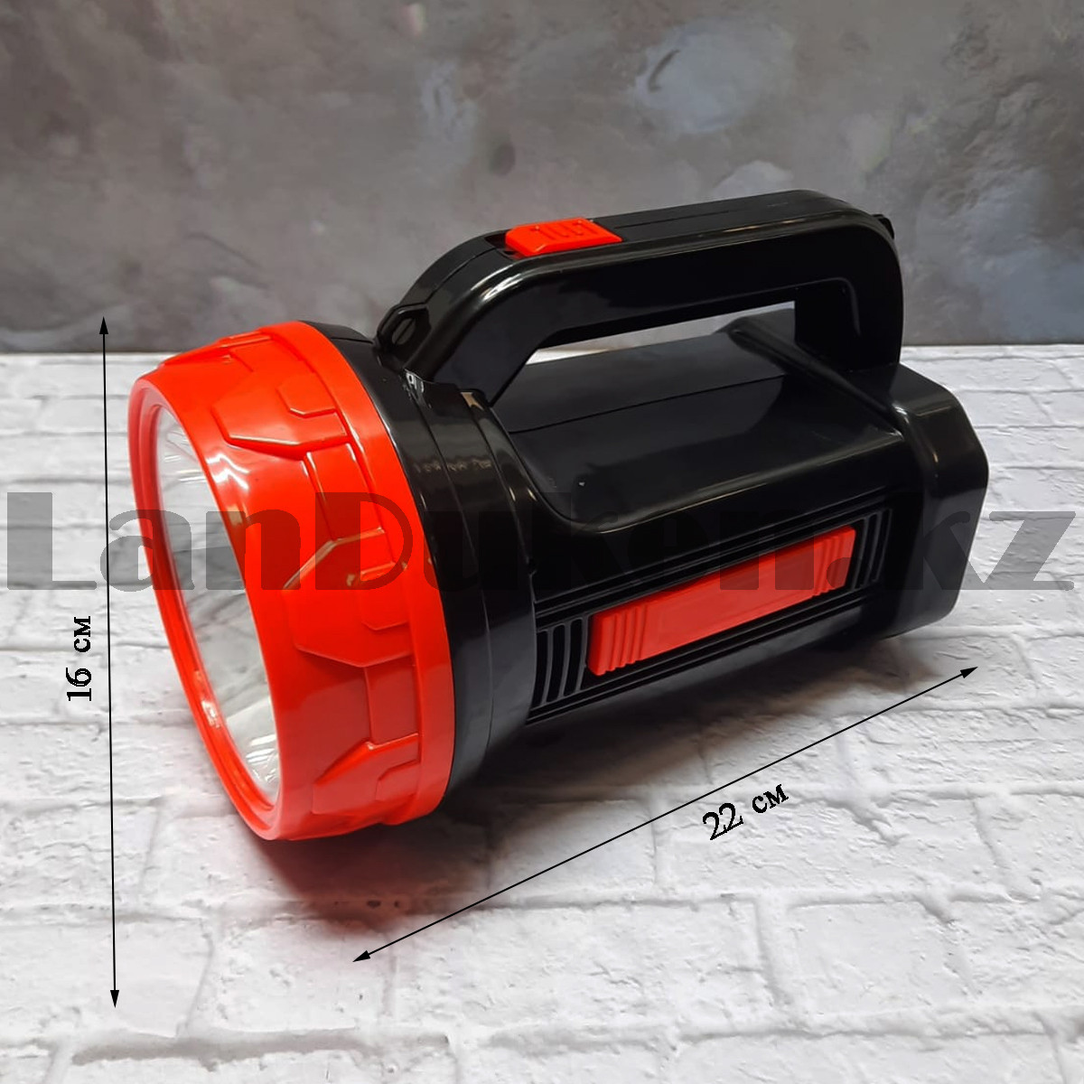 Ручной аккумуляторный светодиодный фонарь прожектор светодиодный SS 8882 10W LED 2 режима