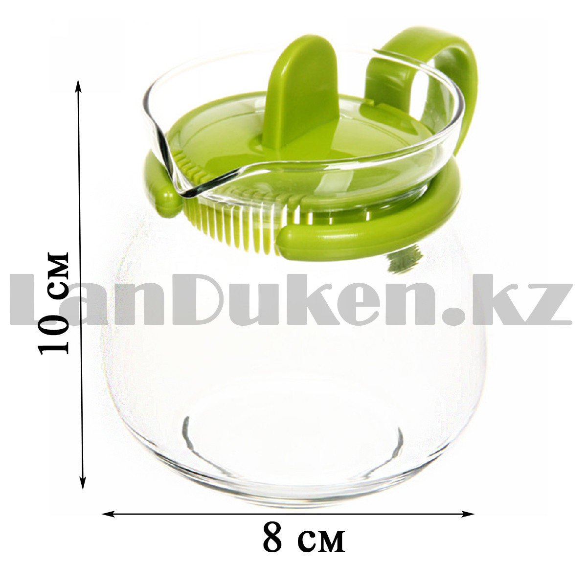 Заварочный чайник Glass tea pot 0.45 л стеклянный зеленый - фото 2 - id-p106534086