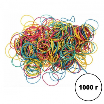 Резинки для денег Kuvert, 1000 гр, цветные