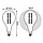 Лампа Gauss Filament А160 8W 780lm 2400К Е27 golden straight LED 1/6, фото 5