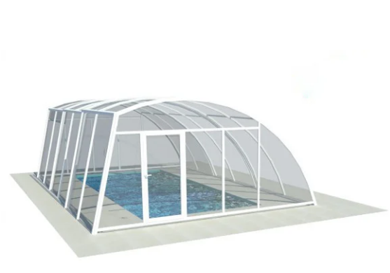 Павильон для бассейна из поликарбоната ELEONORA 5, Монолитный поликарбонат, фото 2