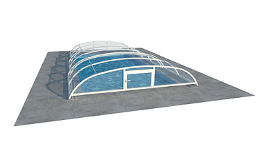 Павильон для бассейна из поликарбоната CARLA 5, Монолитный поликарбонат