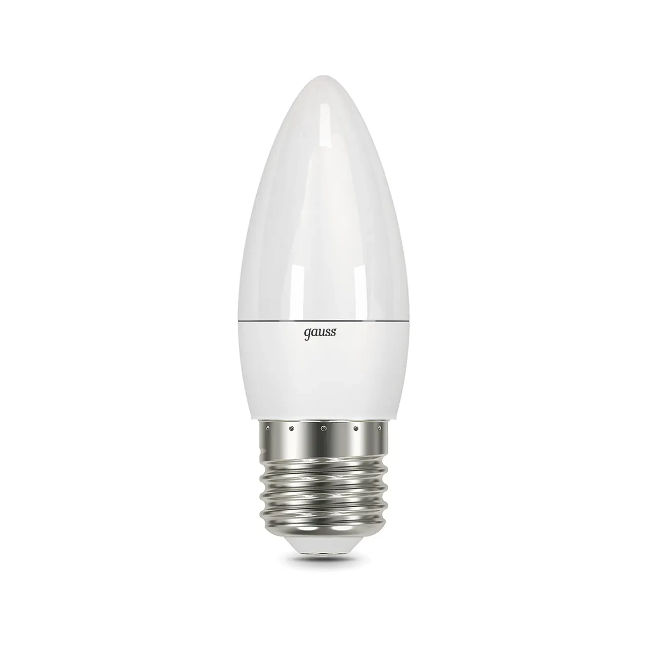 Лампа Gauss Свеча 9.5W 950lm 6500К E27 LED 1/10/50, фото 1