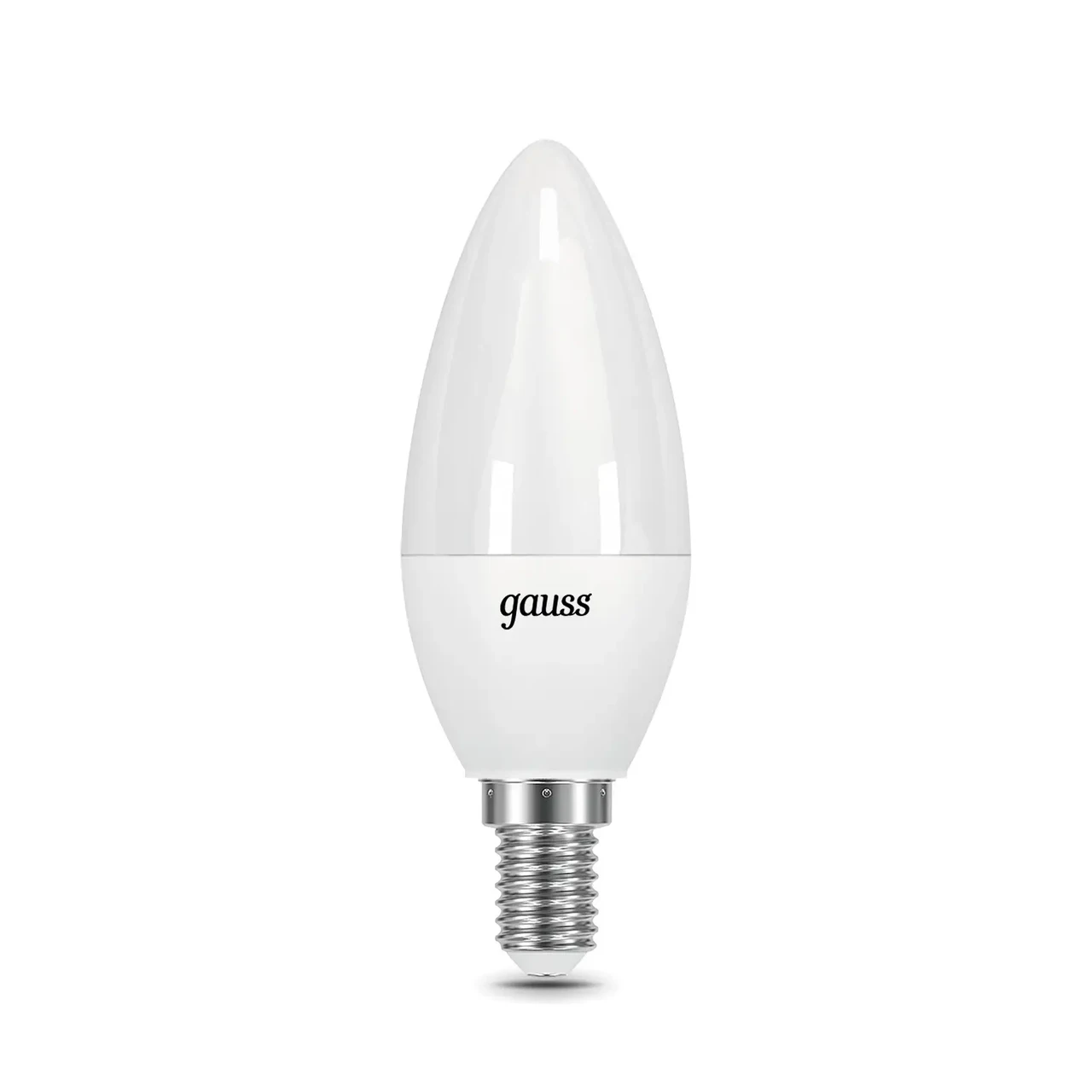 Лампа Gauss Свеча 9.5W 950lm 6500К E14 LED 1/10/100, фото 1