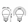 Лампа Gauss Шар 7W 520lm 3000K Е27 шаг. диммирование LED 1/10/100, фото 5